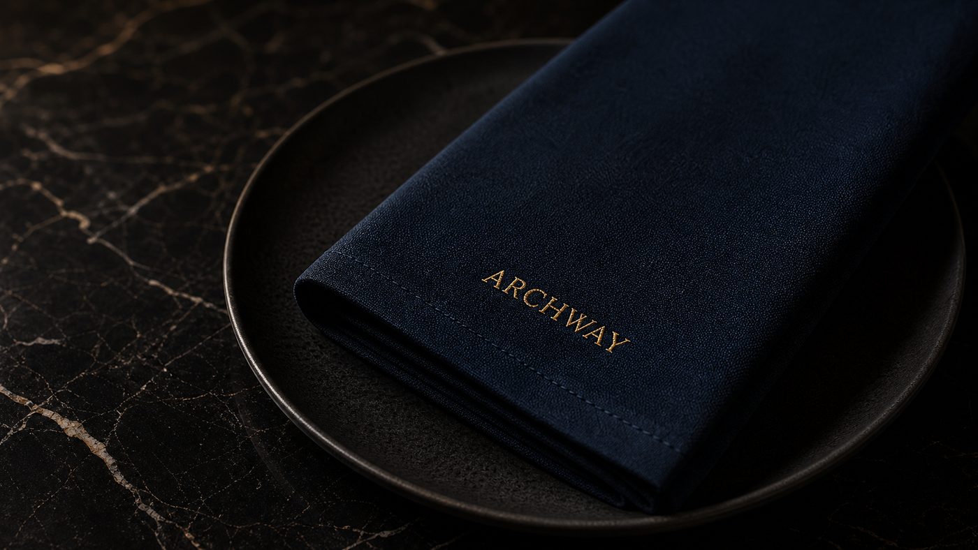 Archway menu cover