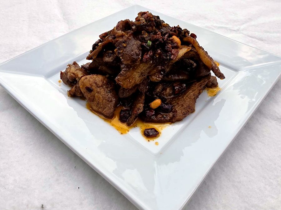 Double Fried Pork Belly at J.C. Hwang’s Albany