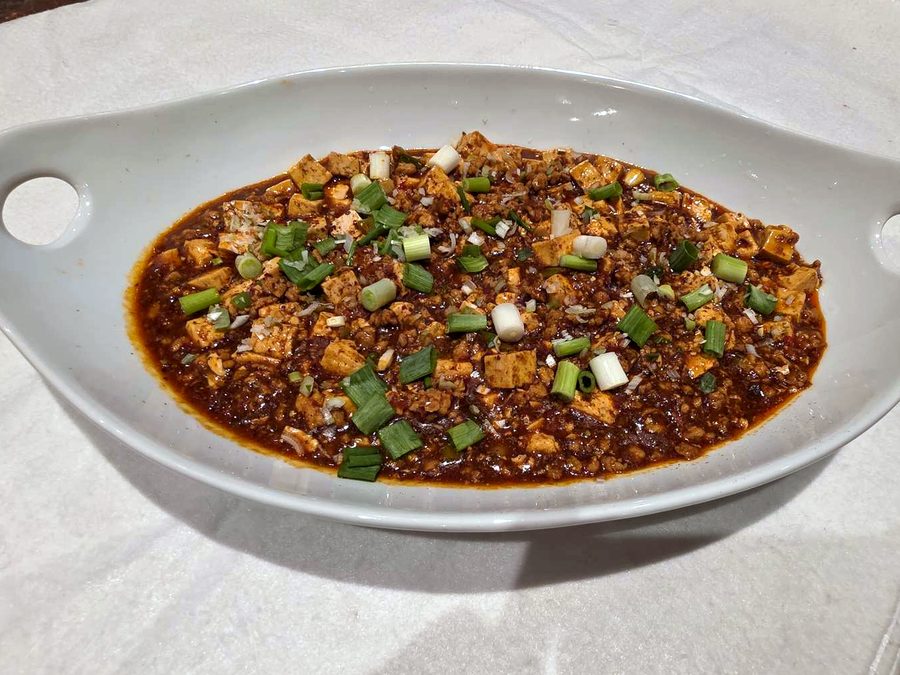 Ma Po Tofu with Minced Beef at J.C. Hwang’s Albany