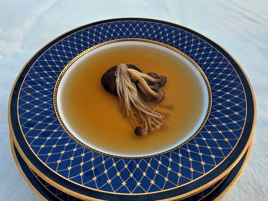 Mushroom Consommé