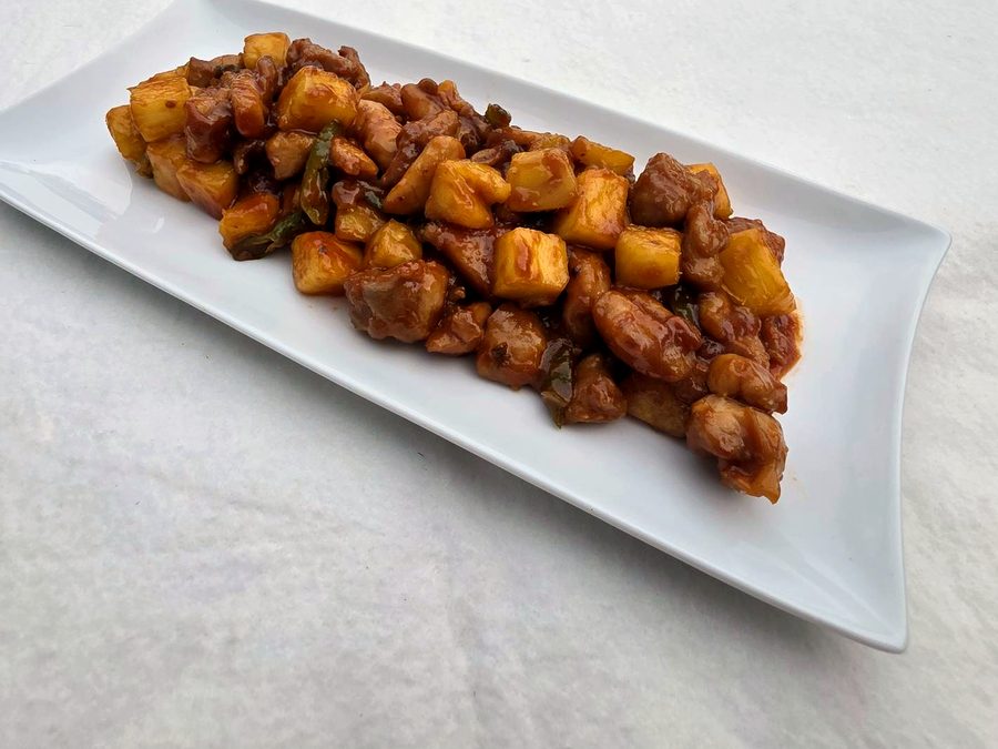 Sweet and Sour Pineapple Chicken at J.C. Hwang’s Albany