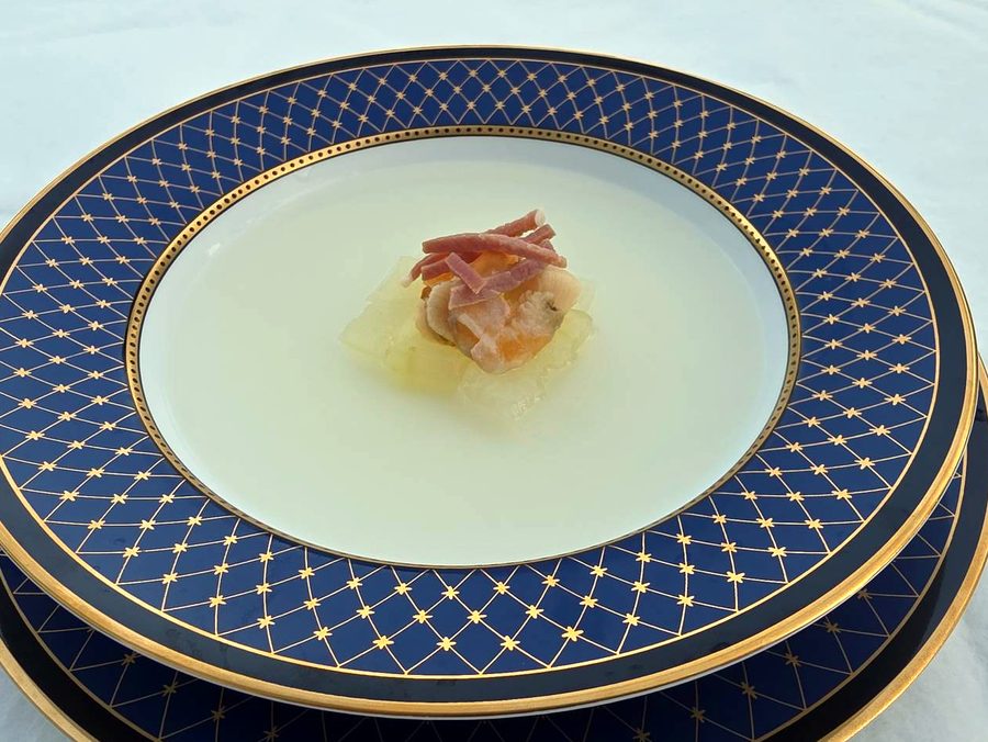 Scallops and Ham in Winter Melon Soup